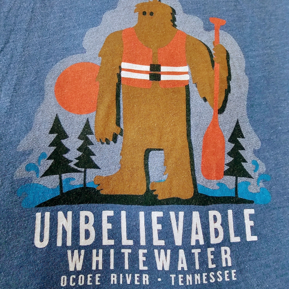 Women's Blue Graphic Swim Rash Guard